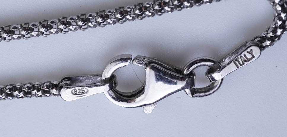 A sapphire and diamond demi-parure